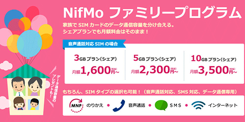 NifMo ファミリープログラム