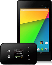 ZTE MF98N & Nexus7(2013)